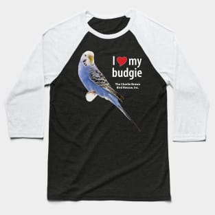 CB Blue Budgie 1 Baseball T-Shirt